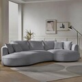 Coltar, Atelier del Sofa, 752EST1344, Lemn de carpen;PAL, Gri