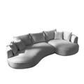 Coltar, Atelier del Sofa, 752EST1344, Lemn de carpen;PAL, Gri