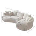 Coltar, Atelier del Sofa, 752EST1342, Lemn de carpen;PAL, Alb