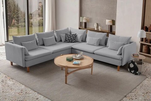 Coltar, Atelier del Sofa, 752EST1329, Lemn de carpen;PAL, Gri