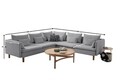 Coltar, Atelier del Sofa, 752EST1329, Lemn de carpen;PAL, Gri