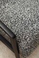 Fotoliu, Atelier del Sofa, 383EVN1256, Lemn, Alb/Negru