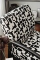 Fotoliu, Atelier del Sofa, 383EVN1257, Lemn, Alb/Negru