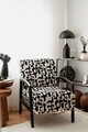 Fotoliu, Atelier del Sofa, 383EVN1257, Lemn, Alb/Negru
