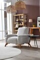 Fotoliu, Atelier del Sofa, 383EVN1253, Poliester, Gri / Cafea