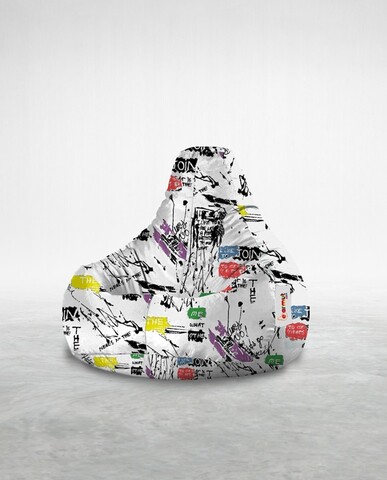 Fotoliu puf Bean Bag, Atelier del Sofa, 248FRN1584, Bile din polistiren  , Multicolor