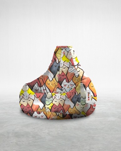 Fotoliu puf Bean Bag, Atelier del Sofa, 248FRN1581, Bile din polistiren  , Multicolor