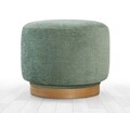 Taburet, Atelier del Sofa, 209FLF1426, Bumbac, Verde