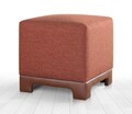 Taburet, Atelier del Sofa, 209FLF1413, 50% bumbac, 50% in, Caramiziu