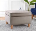 Taburet, Atelier del Sofa, 209FLF1418, Bumbac, Maro