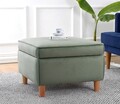 Taburet, Atelier del Sofa, 209FLF1420, Bumbac, Verde