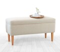 Taburet, Atelier del Sofa, 209FLF1410, 50% bumbac, 50% in, Crem