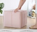 Taburet, Atelier del Sofa, 209FLF1453, Bumbac, Roz pudra
