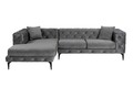 Coltar, Atelier del Sofa, 569HLN1806, Lemn de fag / PAL, Antracit / Negru