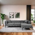 Coltar, Atelier del Sofa, 569HLN1805, Lemn de fag / PAL, Antracit / Negru