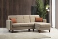 Set de canapea, Atelier del Sofa, 730MST1318, Metal / Lemn, Bej
