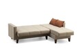Set de canapea, Atelier del Sofa, 730MST1318, Metal / Lemn, Bej