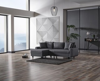 230x72x125 cm, Gri inchis