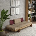 Șezlong, Atelier del Sofa, 135PLT1109, Lemn , Natural / Cămilă