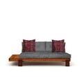 Șezlong, Atelier del Sofa, 135PLT1116, Lemn , Tec / Gri