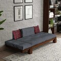Șezlong, Atelier del Sofa, 135PLT1104, Lemn , Nuc / Gri