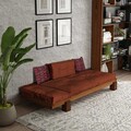 Șezlong, Atelier del Sofa, 135PLT1117, Lemn , Teak / Roșu țiglă