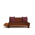 Șezlong, Atelier del Sofa, 135PLT1117, Lemn , Teak / Roșu țiglă