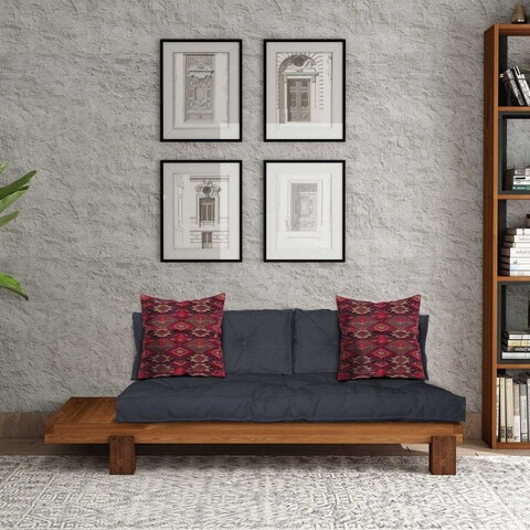 Șezlong, Atelier del Sofa, 135PLT1118, Lemn , Teak / Albastru marin