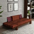 Șezlong, Atelier del Sofa, 135PLT1105, Lemn, Nuc / Tigla Rosie
