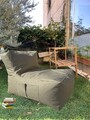 Fotoliu puf Bean Bag, Atelier del Sofa, 535PFT1198, Poliester, Bej