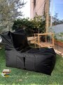 Fotoliu puf Bean Bag, Atelier del Sofa, 535PFT1205, Poliester, Negru