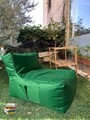 Fotoliu puf Bean Bag, Atelier del Sofa, 535PFT1208, Poliester, Verde