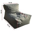 Fotoliu puf Bean Bag, Atelier del Sofa, 535PFT1199, Poliester, Gri