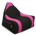 Fotoliu puf Bean Bag, Atelier del Sofa, 535PFT1221, Poliester, Roz/Negru