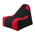 Fotoliu puf Bean Bag, Atelier del Sofa, 535PFT1220, Poliester, Roșu/Negru