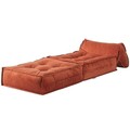 Fotoliu extensibil, Atelier del Sofa, 363SLD1153, Tesatura Boucle, Caramiziu