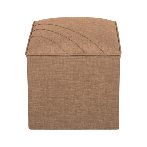 Taburet, Atelier del Sofa, 558ZEN1361, Lemn de brad, Suede