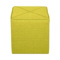 Taburet, Atelier del Sofa, 558ZEN1378, Lemn de brad, Verde Fistic