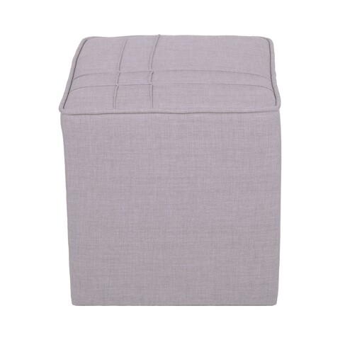 Taburet, Atelier del Sofa, 558ZEN1369, Lemn de brad, Gri