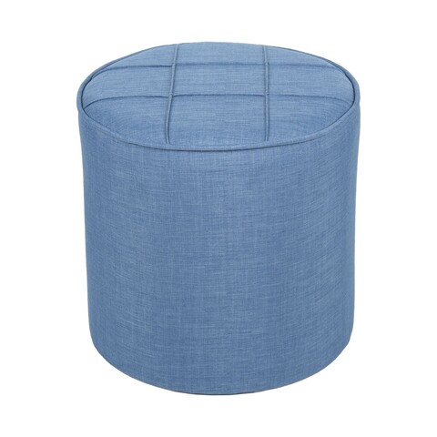 Taburet, Atelier del Sofa, 558ZEN1351, Lemn de brad, Albastru