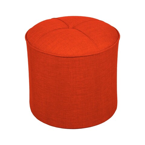 Taburet, Atelier del Sofa, 558ZEN1359, Lemn de brad, Caramiziu