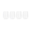 Set 4 pahare Cefalu, Homla, 390 ml, sticla, transparent