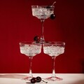 Set 4 pahare Brillare, Homla, 250 ml, sticla, transparent