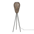 Lampadar Ziva, TRIO, 43x140 cm, 10W, 1x E27, metal, bronz antic/negru