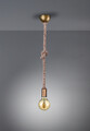 Lustra Rope, TRIO, 12x150 cm, 60W, 1x E27, metal, bronz antic