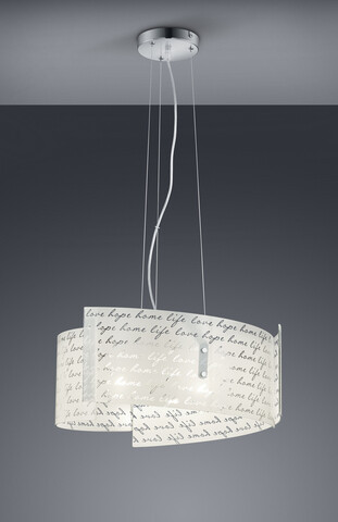 Lustra Signa, TRIO, 50x150 cm, 40W, 3x E27, metal, alb