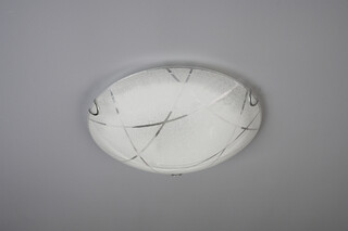 30x9 cm, Alb, Plafoniera