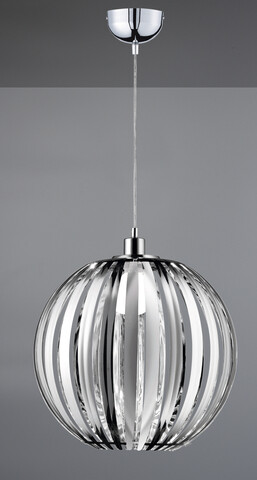 Lustra Zucca, TRIO, 40x150 cm, 60W, 1x E27, acril, argintiu