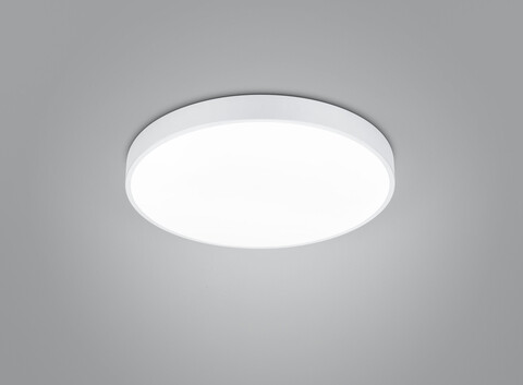 Plafoniera Waco, TRIO, 49x6 cm, 52.5W, 1x SMD, metal, alb mat