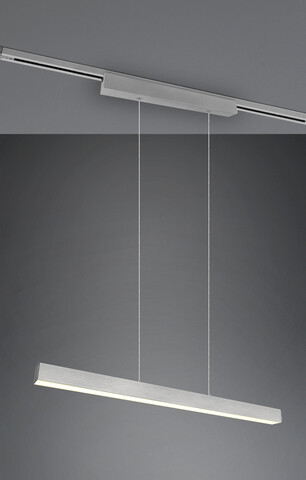 Lustra Paros, TRIO, 90x5x180 cm, 29W, 1x SMD, metal, nichel mat